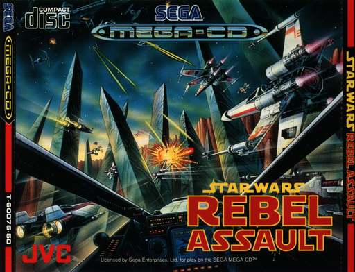 Star Wars - Rebel Assault (Europe) Sega CD Game Cover